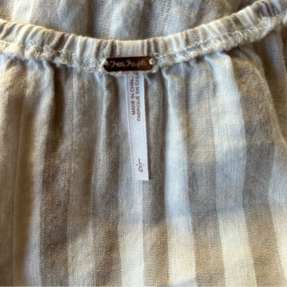 Free People Folk Town Mini dress sz L - Picture 9 of 10